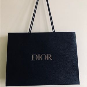 Dior paper bag tote